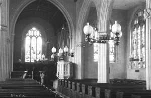 St Mary's Church Interior early 20th Century